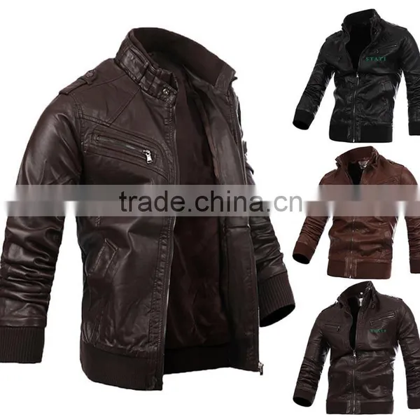 2016 New Fashion Leather Jackets photo-6