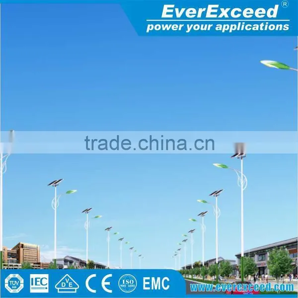 EverExceed 70w/80w/90w Solar Power Street LED Light System With 12/24v Circuit With Automatic Controller photo-3