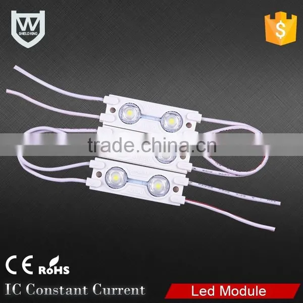 Top-encapsulation Injection Smd 5050 With Lens 2 Chips/160degree 0.48W Led Module
