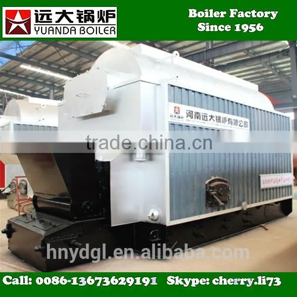 China horizontal fire tube steam boiler for textile processing industry