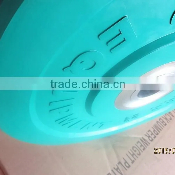 Weight Plate/olympic Weightplate/competition Weight Plate/bumper Plate/rubber Coated/whole Rubber Plate/color Black/130mm 13cm photo-3