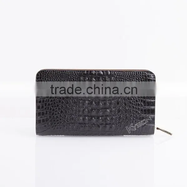 2015 New Emboss Brand Latest Design Genuine Leather Men Purses photo-2