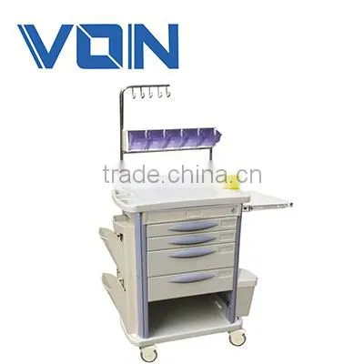 New Product FCA-02 Plastic-SteelEmergency Trolley&medical Cart&hospital Cart&nursing Trolley photo-3