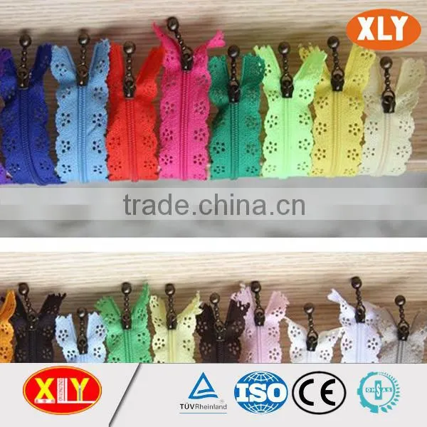 Fashion Garments Accessory Lace Nylon Zipper photo-4