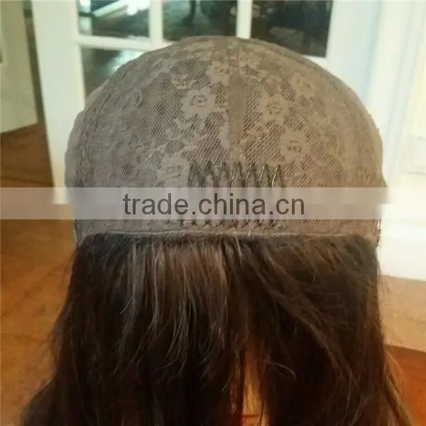 Factory Price Silk Top Jewish Kosher Human Hair Wig photo-6