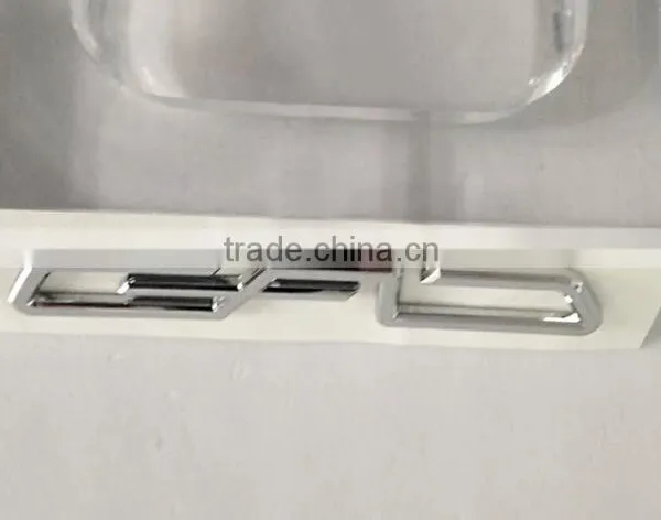 Custom 3d ABS Plastic Chrome Brand Logo Sticker,car Badge photo-2