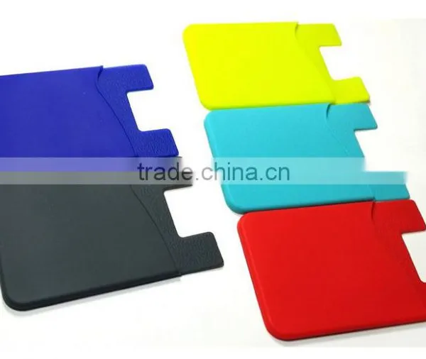 3M Sticker Custom Print Silicone Name Card Holder Wallet for Mobile Phone/cell Phone photo-2