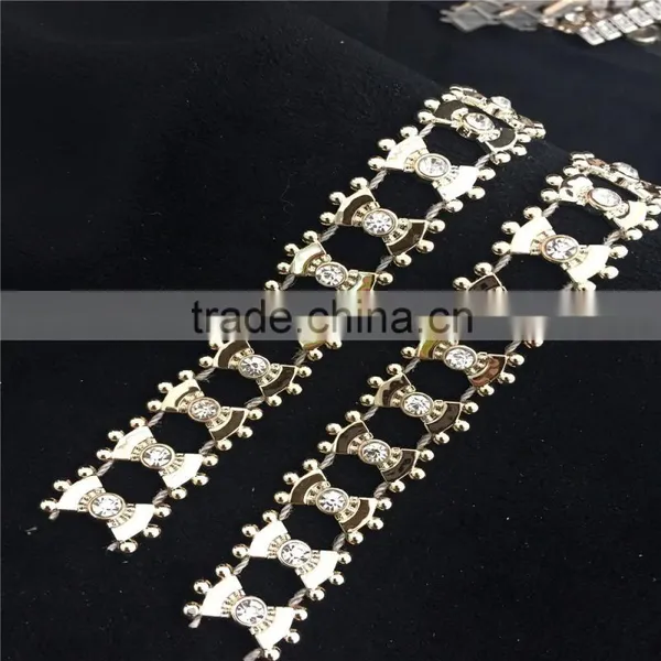 High Quality Rhinestone Trimming Tape Chain photo-5