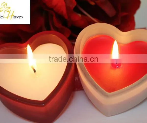 Custom Heart Shape Candle Sets for Wedding & Valentine / Heart Wedding Set / Heart Shaped Candles