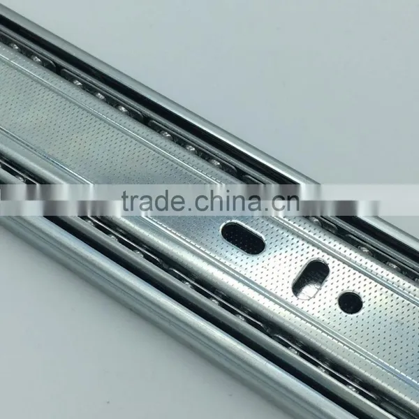 Jieyang Kitchen Iron 3-fold Full Extension Ball Bearing Drawer Guide Rail photo-2