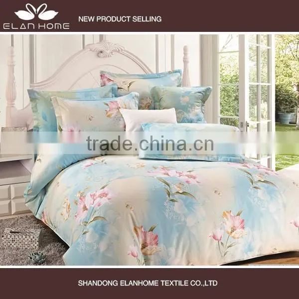 100% Cotton 128*68 40s*40s Pigment Printting Wholesale Bed Cover Set With Zipper photo-2