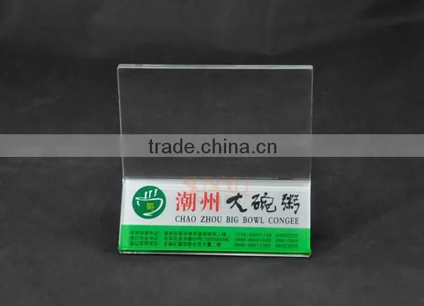 Customized Unique Design Rotating Acrylic Table Tent photo-5