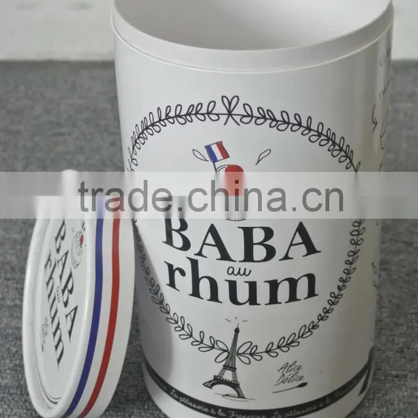 High-end Eco-friendly Paper Round Tea Box photo-3