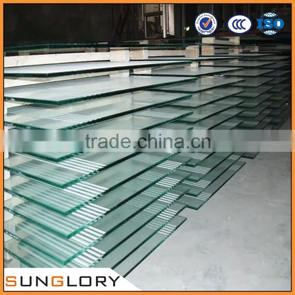 6mm 8mm 10mm 12mm 15mm 19mm Tempered Glass Roofing Panels photo-3