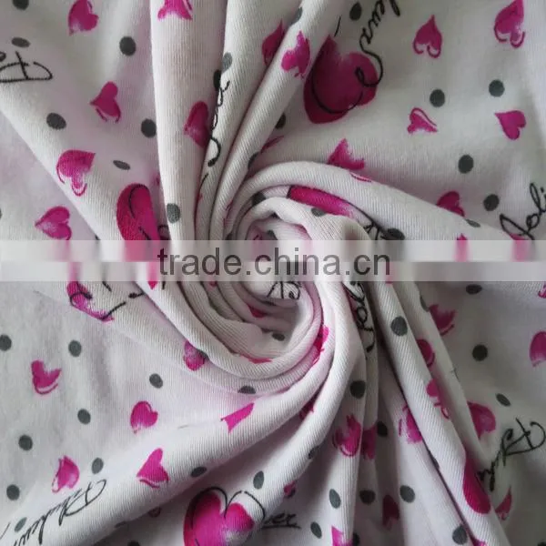 Poly Spun Single Jersey Spandex Knitting Fabric Textiles