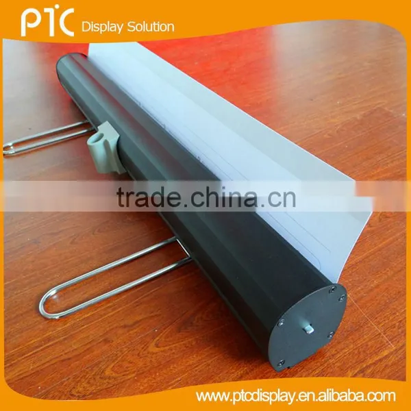 Promotion Roll up Banner. Aluminium Roll up Stand With Telescopic Pole,steel Chromed Foot,roll up Banner Stand for Advertising