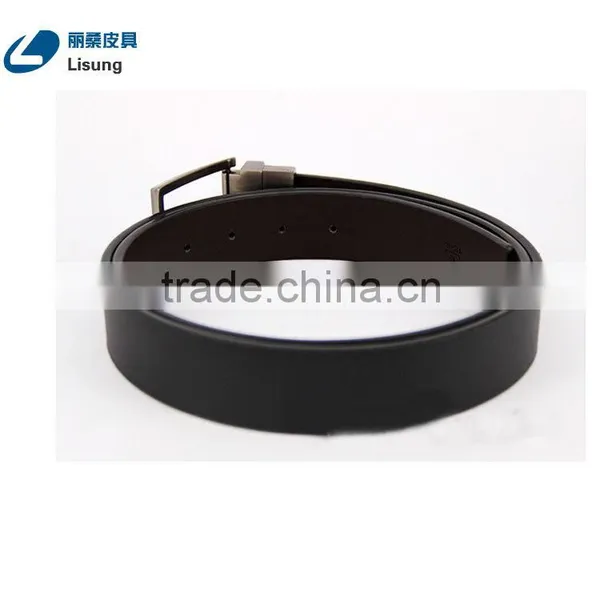 Fashion Brand Genuine Men's Leather Reversible Belt photo-3