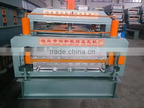 Trade Assurance Automatic Color Coated Metal Glazed Tile and Steel Corrugated Sheet Double Layer Roll Forming Machine photo-2