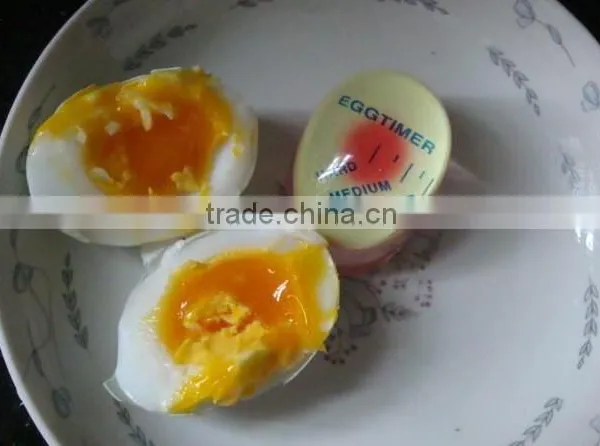 Hot Sell Fashion Temperature Controlled Colour Changing Egg Timer FDA Egg Shape Kitchen Timer Quality Choice photo-2