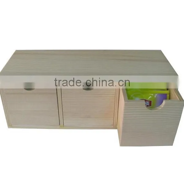 Wooden Tea Bags Box Wholesale (WT-1404)