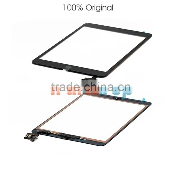 Whosale 100% Original Front Touch Screen Digitizer With IC Assembly For IPad Mini,With Original Adhesive Home Button Assembly photo-2