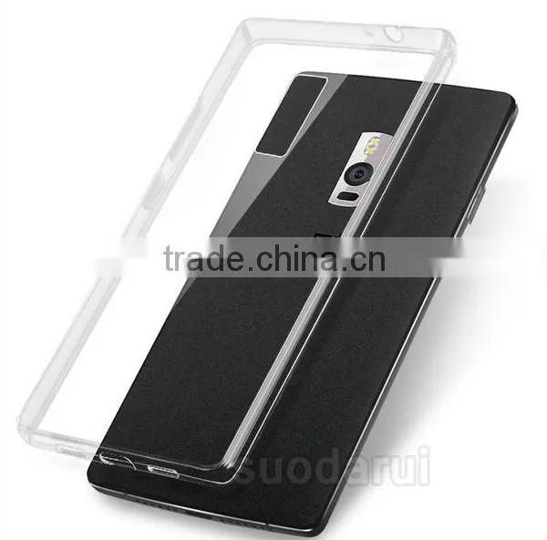 Fashion Crystal Soft Slim TPU Transparent Mobile Phone Cases Silicon Gel Covers For One Plus One photo-4