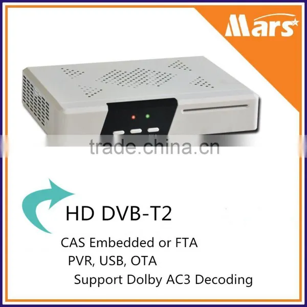 MPEG4 Mstar 5029 Set Top Box DVB-T2 Receiver, STB DVB-T2 for Conax CAS Quality Choice