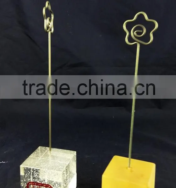 Customized acrylic note holder