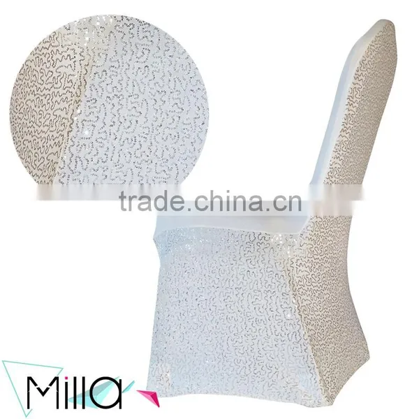 Sequined Spandex Chair Cover photo-4