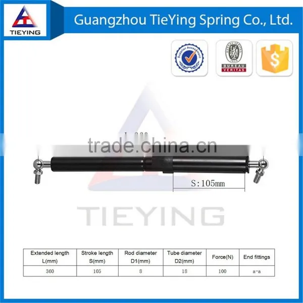 Master Lift Safety Shroud Gas Struts YQ8/18-105-360(a-a)100 photo-4
