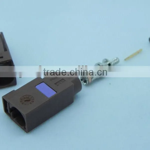 Fakra Female Cable Mount connector Brown /8011 TV2