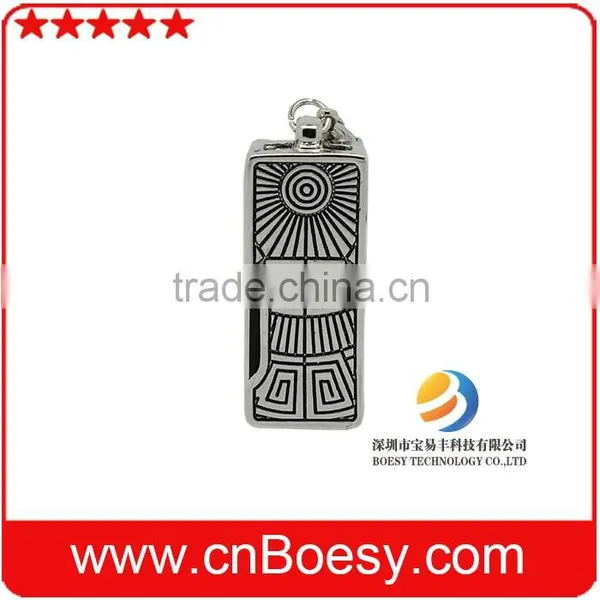 Mini Cool Box Usb Memory Drive With Beautiful Blue Diamond photo-3