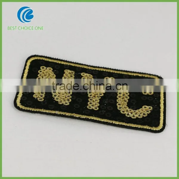2016 Newest Fashion Garment Embroidery Sequin Emblem For Clothing photo-2