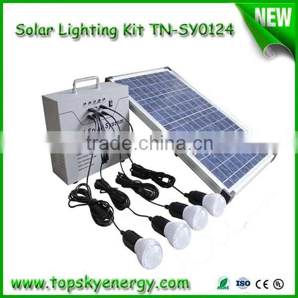 Solar Power Lingting System With 40W Solar Panel