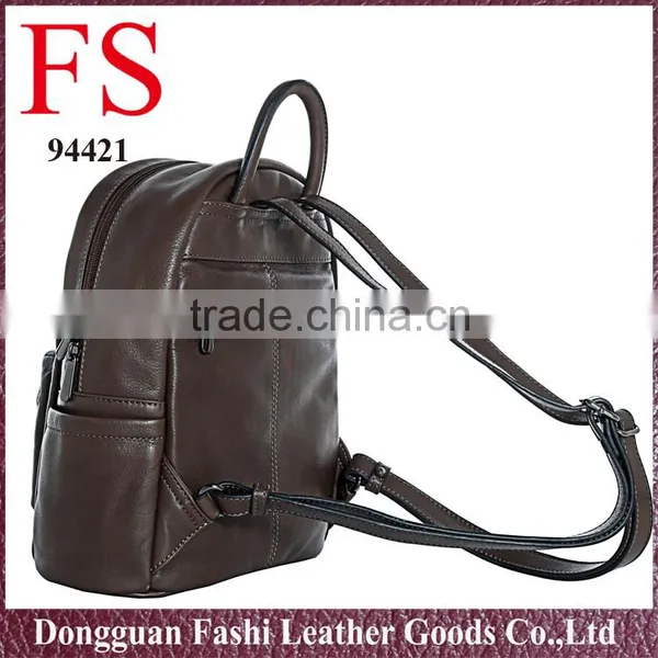 Factory Supply Boutique New Arrival Leather Backpack Bag photo-3