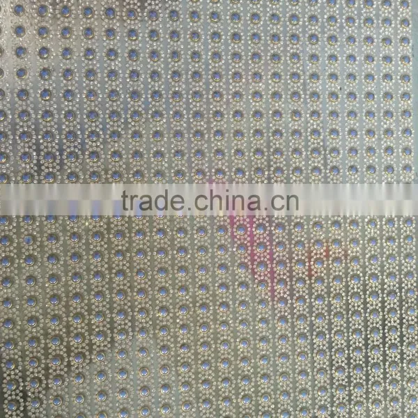 Ceramic Pearl With Stone Designed 24x40cm Back Glue Decorative Sheet for Shoes photo-2