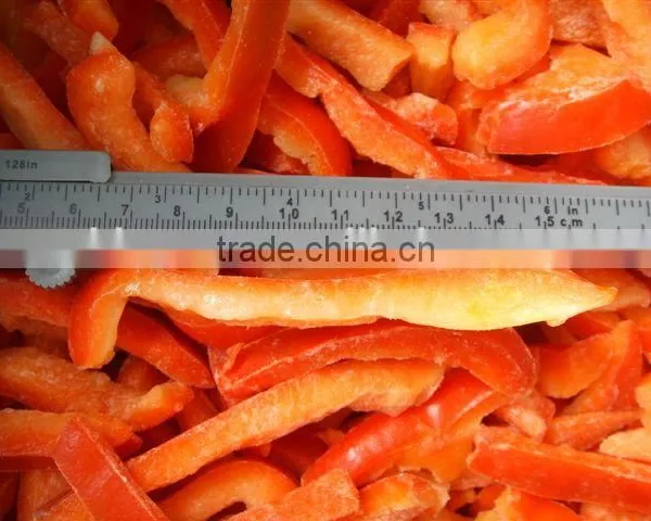 Supply Good Quality IQF Red Pepper Sliced With Best Price photo-4