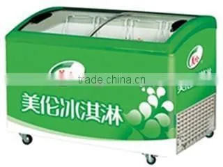 Top Curved Sliding Glass Door Freezer Econoic Series Freezer photo-2