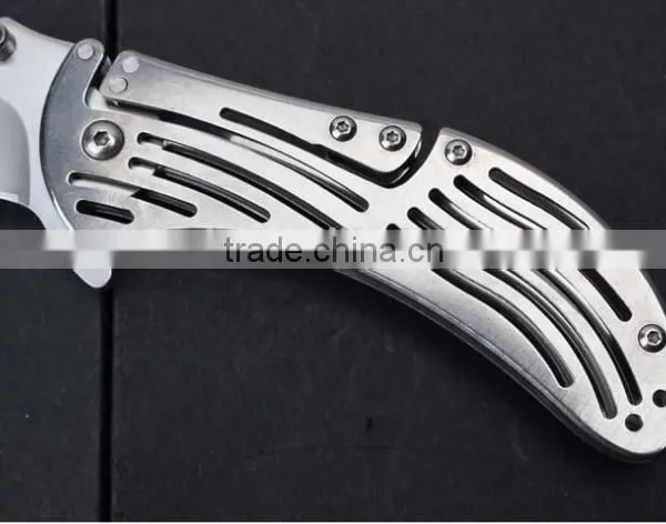 OEM Stainless Steel Camping Knife With Backlock photo-4
