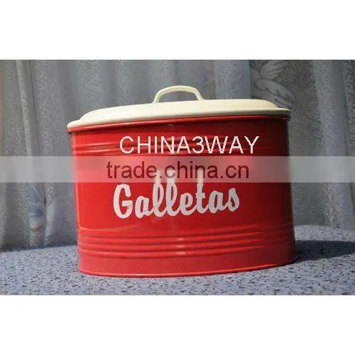 Enamel Kitchen Canister Sets