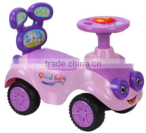 New Hot Sale New 4 Wheels Kids Plastic Car Slide Scooter Carrier Ride on Car Q01-2 photo-4