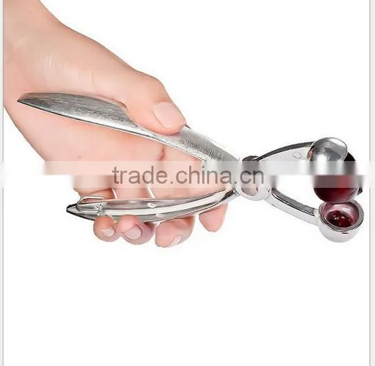Stainless Steel Cherry Pitter Olives Pits Stoner Removal Core Easy Squeeze Grip Kitchen Tool photo-2