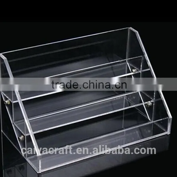 Clear Acrylic Nail Polish Stand Holder Cosmetic Storage Box photo-2
