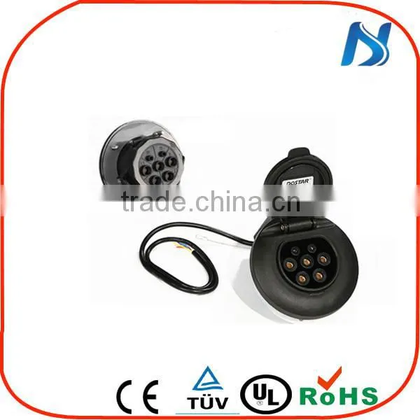 63A IEC 62196-2 Inlet Socket/ IEC 62196-2 EV Charging Plug Type 2 Male Inlet photo-6