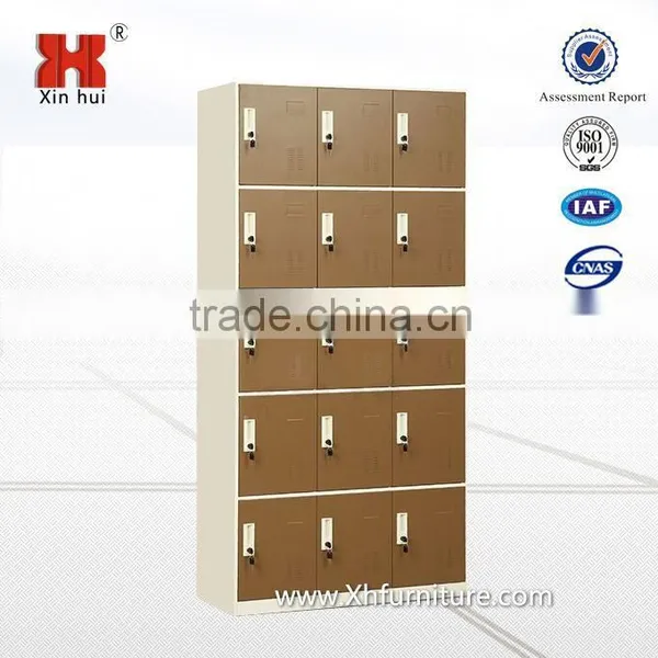 Steel Furniture 15 Door Metal Lockers for School Use photo-2