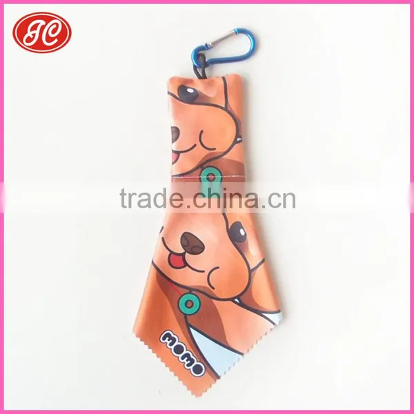 New Design Digital Printing Microfiber Mobile Phone Clean Cloth Key Chain photo-6