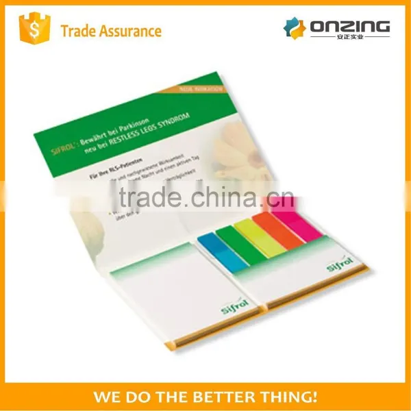 Custom Memo Writing Pad for Business With PET Page Marker photo-4