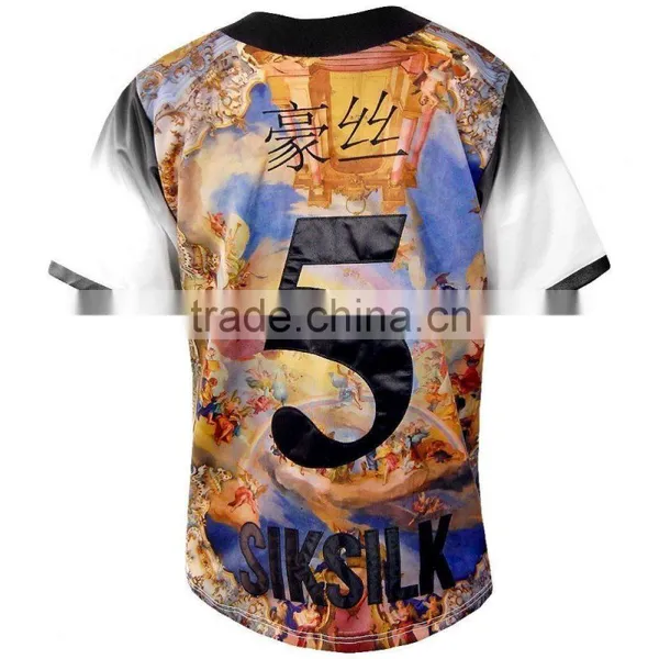 2015 Hot Selling Beautiful Sublimation Baseball Jersey photo-2