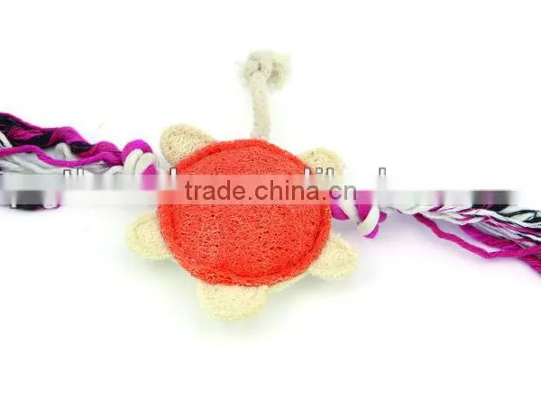 The Toy Made of Hemp Rope and Loofah Sponge