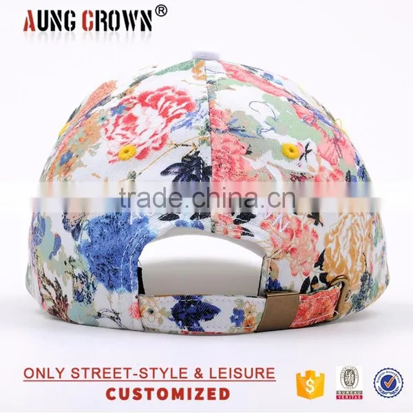 Fashion Floral Baseball Caps for Girls photo-5